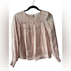 Hayden Light Pink Shimmer Blouse